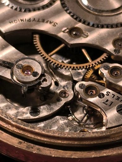 (10K Gold Filled) 1918 Hampden McKinley Pocket Watch - Parts / Repair