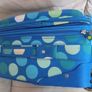 Blue dotted suitcase Image 2