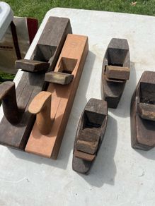5 antique block planes.