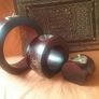 Set of Three Wooden Tea light holder Image 6