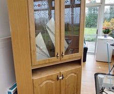 2 corner units, 1 for tv and 1 for displays