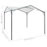 Gazebo 3x3x2.6 m White 180 g/sqm Image 7