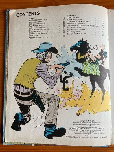 'The High Chaparral' annual 1969