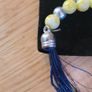 Semi-precious Yellow & White Stone & Silver Accents Prayer Beads x33 Image 3