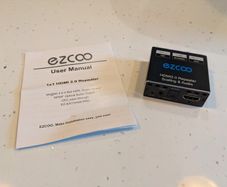 EZCOO 4K 60Hz HDMI 2.0 Audio Extractor & Scaler (Dolby Vision, Atmos, EDID, Optical)