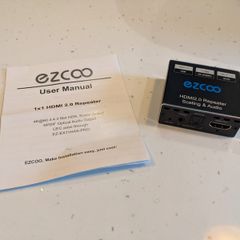 EZCOO 4K 60Hz HDMI 2.0 Audio Extractor & Scaler (Dolby Vision, Atmos, EDID, Optical)