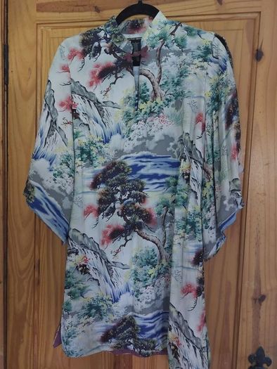 Oriental mini dress/top (free post)