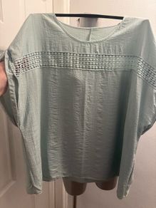 Shein Curve mint top Perfect condition size 3 XL UK22/24 EU50/52 Free post