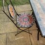 Mosaic garden table set 6 seater Image 3