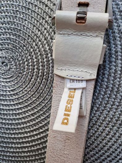 DIESEL Men's leather belt