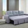 Corner Sofa Bed with Storage - Free Delivery Ireland - 4 Colours Image 10