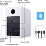 Active Bluetooth 5.0 Bookshelf Speakers 60W Carbon Fiber Speaker Unit Built-in 24bit DAC  Dynamic 3D Surround Sound  2.0 Computer PC Monitor Gaming Speakers MULTIPLE COLOURS AVAILABLE (FREE POSTAGE) Image 7
