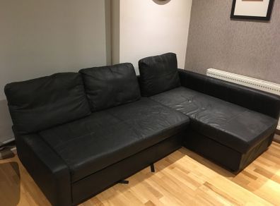 Black Corner Sofa