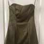 COAST  Ladies Dark Olive Green Satin  Dress Image 3