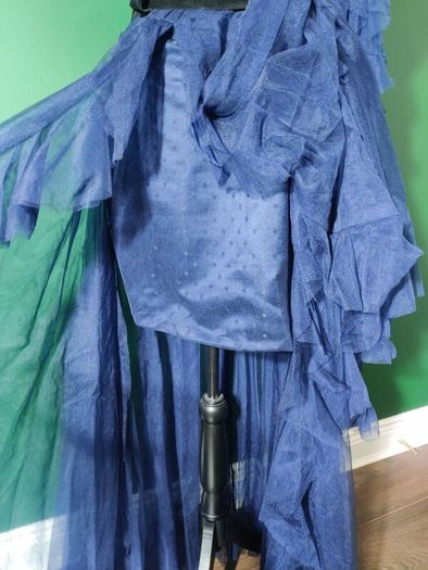 Navy long dress size M-L TS couture atelier designer special occasion  dress