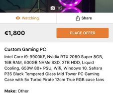 High End Gaming PC