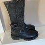 NeroGiardini Womens black leather biker boots Image 5