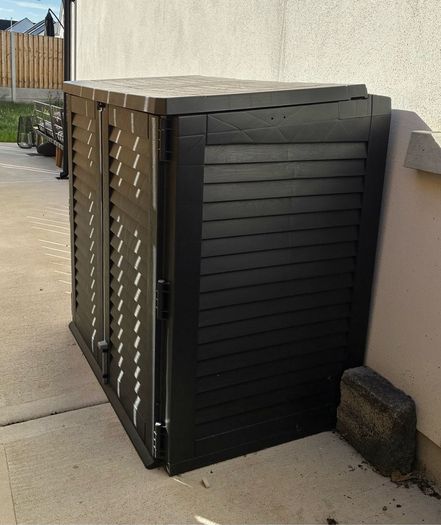 Garden Storage Box 2Door & Lift-Up Lid