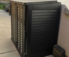 Garden Storage Box 2Door & Lift-Up Lid