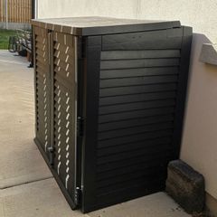 Garden Storage Box 2Door & Lift-Up Lid