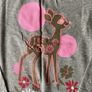 Girl's Grey Lupilu Fawn Long Sleeve Top | Size 5-6yrs Image 3