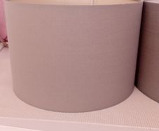 Pair lamp shades grey perfect