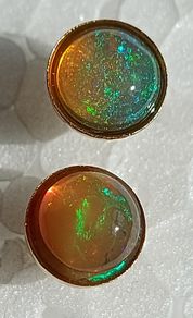 Ethiopian Opal 1.15ct 14 K Gold-Filled earrings