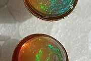 Ethiopian Opal 1.15ct 14 K Gold-Filled earrings