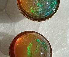 Ethiopian Opal 1.15ct 14 K Gold-Filled earrings
