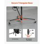 3353mm Drywall Lift, Heavy-Duty 68 kg Sheetrock Hoist with Adjustable Telescoping Arm, Lockable Wheels, Drywall Lifter Panel Jack Hoist Image 6