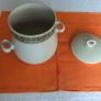 KDW Rare Lidded Big Cookie Pot & Linen Place Mats. Priced Individually Image 9