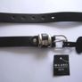 Smooth Black Leather Belt Milano Design Image 7
