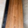 Oak bench 200cm and seat pad Image 5