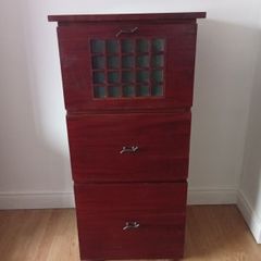 Oak Solid Antique Tollboy Chest of drawers