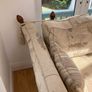 Double sofa, cushions and a throw Image 2