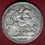 Queen Victoria 1900 Silver Crown LXlV coin Image 2