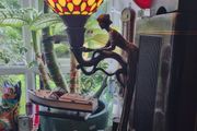 Art Nouveau style table lamp,