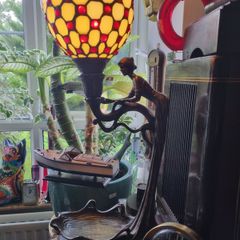 Art Nouveau style table lamp,