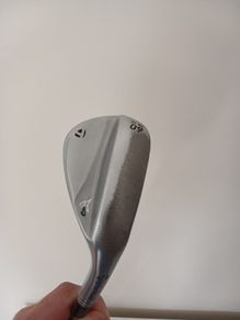 Taylormade 60.10 wedge with milled grind raw face