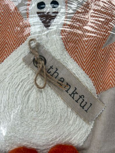NEW Mudpie Brand Thankful Cushion Cover