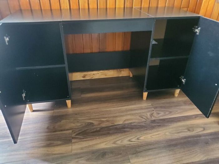 Black Office Desk