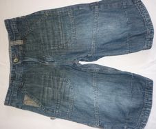 Next blue denim jeans shorts 8 - 10 years