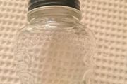 Old glass brylcreem bottle