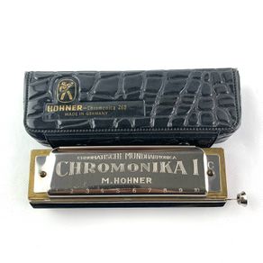 Vintage Hohner Chromonika I harmonica