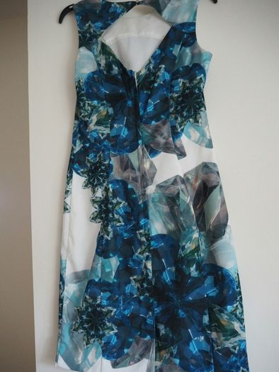 Bnwt Satin Finish Printed Dress