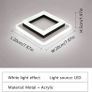 NEW SALE | LED Ceiling Light, 24W Modern Ceiling Lamp, Square LED Ceiling Lights for Bedroom Hallway Office Kitchen Living Room, Cold White 6500K Image 3