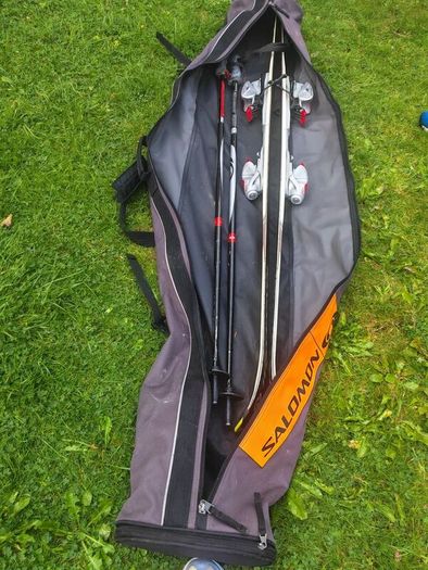 Skis and poles
