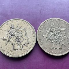 1978 and 1979 10 Francs coins