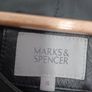 m&S  genuine  leather trench coat size 16 Image 5