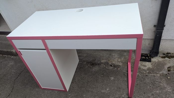 Kids Desk Pink - Ikea Micke